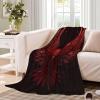 VFKLZCNYR Adler Ultra-Soft 3D-Printed Flannel Sherpa Throw Blanket, 150 x 200 cm view 3