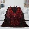 VFKLZCNYR Adler Ultra-Soft 3D-Printed Flannel Sherpa Throw Blanket, 150 x 200 cm view 4