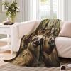 VFKLZCNYR Sloth Blanket, Ultra-Soft 3D-Print Flannel, Microfiber Plush Sherpa Throw, 200 x 230 cm view 3