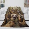 VFKLZCNYR Sloth Blanket, Ultra-Soft 3D-Print Flannel, Microfiber Plush Sherpa Throw, 200 x 230 cm view 4