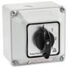 Heschen Universal Latching Cam Selector Switch, SZW26-20/0-4.2D-BX, 660V 20A, 5 Positions, 8 Terminals, with Larger Outdoor Box, CE view 1