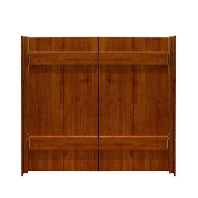 Zhixubah Wooden Swing Door, Retro Saloon Door for Cafe, Bar, Pub or Kitchen, Blue, W143 x 90 cm