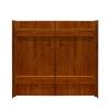 Zhixubah Wooden Swing Door, Retro Saloon Door for Cafe, Bar, Pub or Kitchen, Blue, W143 x 90 cm view 1