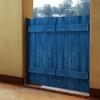 Zhixubah Wooden Swing Door, Retro Saloon Door for Cafe, Bar, Pub or Kitchen, Blue, W143 x 90 cm view 2