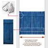 Zhixubah Wooden Swing Door, Retro Saloon Door for Cafe, Bar, Pub or Kitchen, Blue, W143 x 90 cm view 4