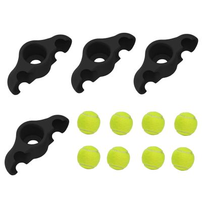 DAWCBVJQ Indoor Cycling Feet Adapters | Non-Slip Tennis Balls