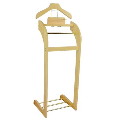 Valet Stand with Shelf, Trouser Bar, Tie Rack and Shoe Rack