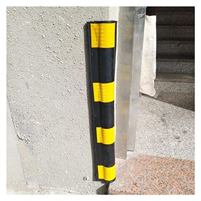 LPAGOLMIX Yellow Reflective Garage Wall and Corner Protectors, 1 cm Thick, 2 x 120 cm