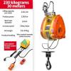 230 kg Electric Wire Rope Winch, 30 m Double-Hole Electric Hoist, 220 V, Portable, Quick-Assembly, Brushless, with Remote Control view 2