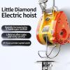 230 kg Electric Wire Rope Winch, 30 m Double-Hole Electric Hoist, 220 V, Portable, Quick-Assembly, Brushless, with Remote Control view 3