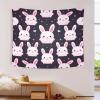 3D Rabbit Print Wall Tapestry, 100 x 150 cm view 1