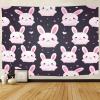 3D Rabbit Print Wall Tapestry, 100 x 150 cm view 2