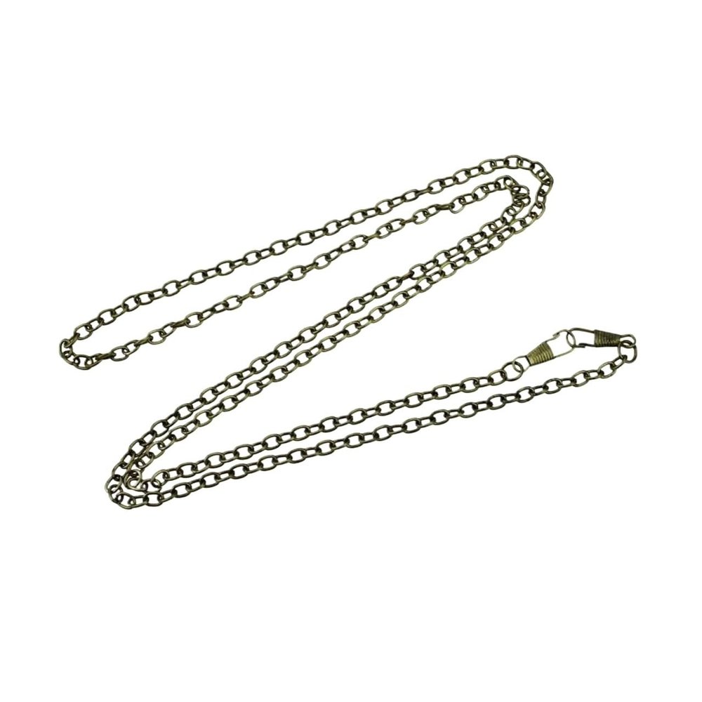 Huangj-0527 Replacement Metal Shoulder Strap, 120 cm, Antique Bronze