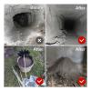 150 mm Rotating Chimney Brush with Long Handle, 6 x 410 mm Flexible Rods view 2