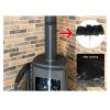 150 mm Rotating Chimney Brush with Long Handle, 6 x 410 mm Flexible Rods view 3