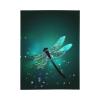 WSHFFILO Galaxy Dragonfly Print Plush Blanket, Four-Season Warm Blanket view 2