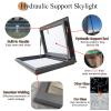 Easy-Open Skylight Window with Locking Handle, 94 × 70 cm (37 × 27.6 in.) view 4