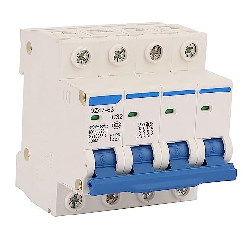 4-Pole 32A 400V Miniature RCCB with Leakage Protection