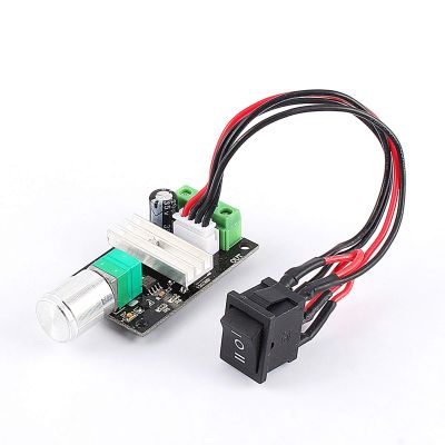DC Motor Speed Controller, PWM Controller Switch, Adjustable Speed for Low-Voltage Devices