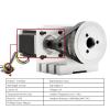 QQXUAN ER32 Chuck 4th-Axis + Tailstock CNC Rotary Dividing Head, 6:1 A-Axis Kit view 3