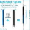 Carbide-Tipped Woodturning Tool Set with Removable Handle view 2