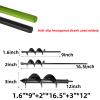 QQXUAN Improved 3-Piece Planting Auger Set, 1.6 x 9 in, 2 x 16 in and 3 x 12 in, for Hex-Drive Drills view 2