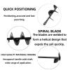 QQXUAN Improved 3-Piece Planting Auger Set, 1.6 x 9 in, 2 x 16 in and 3 x 12 in, for Hex-Drive Drills view 3
