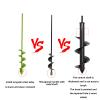 QQXUAN Improved 3-Piece Planting Auger Set, 1.6 x 9 in, 2 x 16 in and 3 x 12 in, for Hex-Drive Drills view 4