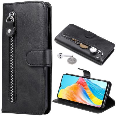 BAILI Wallet Case for Honor 300 Pro with Zipper and Stand