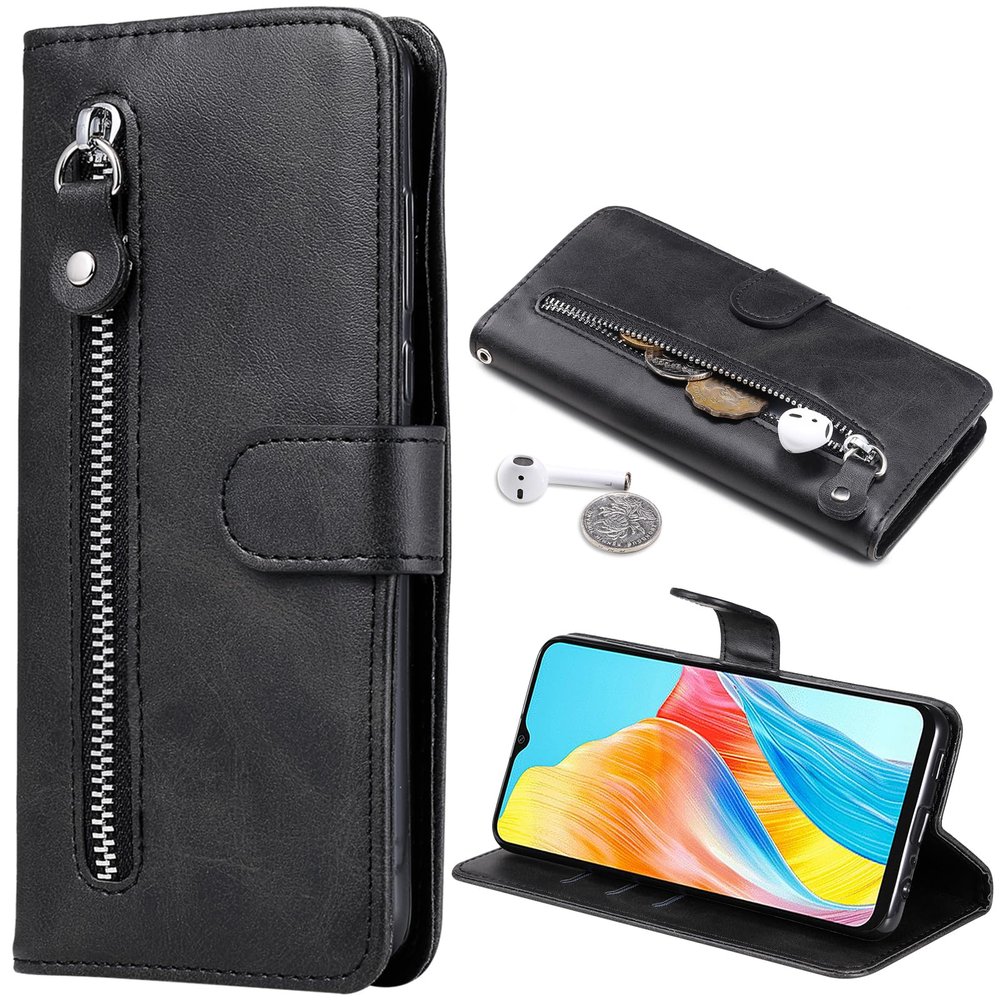 BAILI Wallet Case for Honor 300 Pro with Zipper and Stand