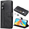 BAILI Wallet Case for Honor 300 Pro with Zipper and Stand view 1