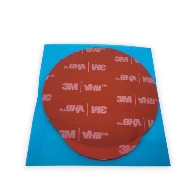 3M 60 mm Diameter (10-Pack) VHB 5952 Black Adhesive Pads, 1.1 mm Thick, Extra-Strong Mounting Pads for Powder Coating and Paint