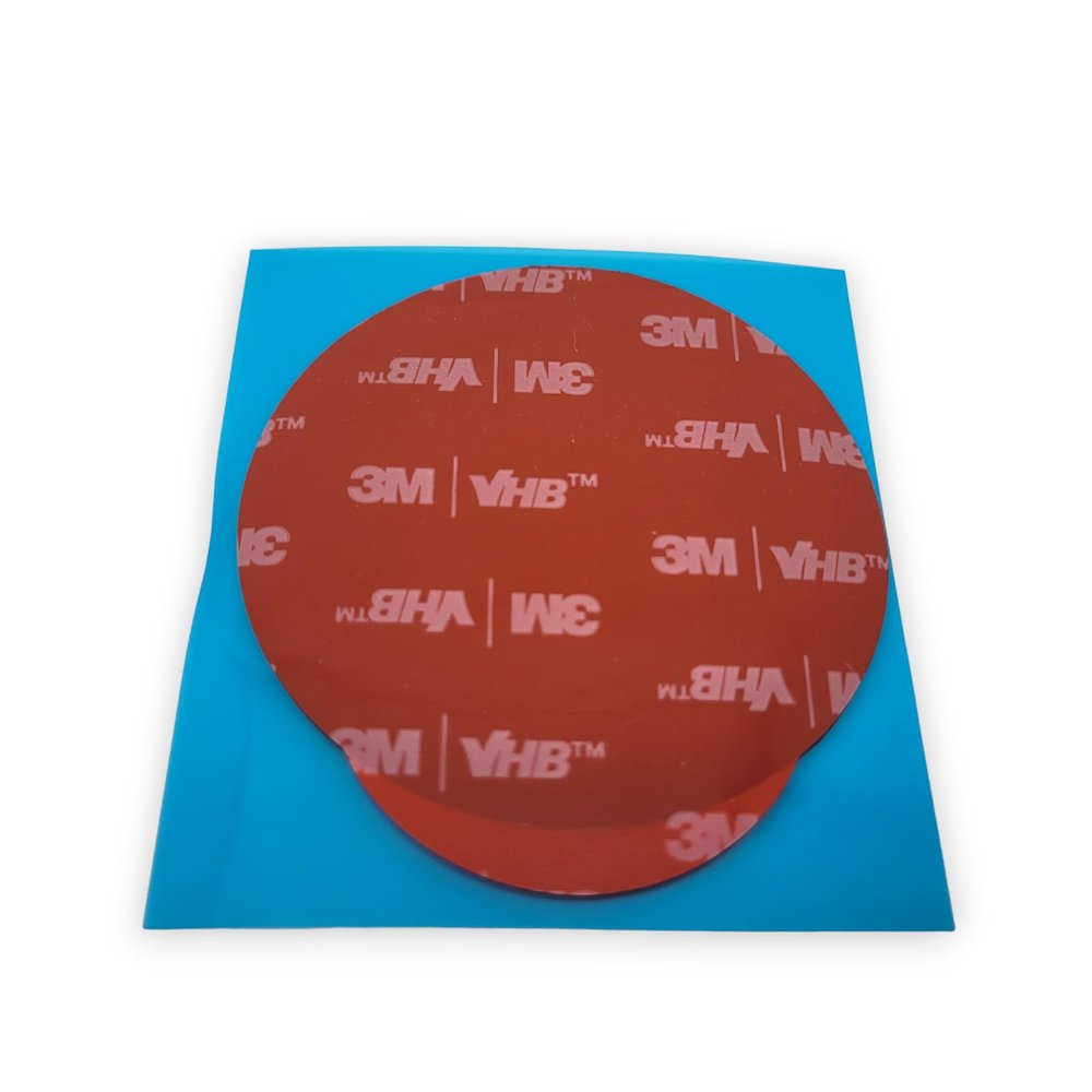 3M 60 mm Diameter (10-Pack) VHB 5952 Black Adhesive Pads, 1.1 mm Thick, Extra-Strong Mounting Pads for Powder Coating and Paint