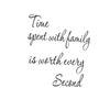 OSALADI Family Wall Sticker Set, Easy to Apply, Removable, for Living Room and Bedroom Decoration view 1