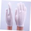 White Cotton Work Gloves for Industrial and Indoor Work, 4 Pairs view 3