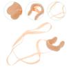 GANAZONO Beige Rubber Nose Clip with Strap for Swimming Lessons view 2