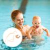 GANAZONO Beige Rubber Nose Clip with Strap for Swimming Lessons view 3