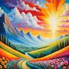 Weiniuniu 5D Diamond Painting Kit, Beautiful Landscape, 40 x 50 cm view 1