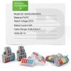 VWWJCCRO 5-Piece Quick Wire Connectors, Push-In Wiring Terminals, 1 In/Multiple Out, with Mounting Hole (NC-623) view 3
