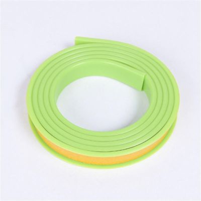 U-Shaped Furniture Edge Band, 940 mm, 16.4 ft, Self-Adhesive TPE Edge Protector, Green, 15 mm