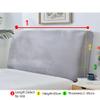 JANEMUA Dustproof Headboard Cover, Washable Elastic Slipcover, Gray, 150–165 cm view 2