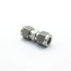 BKGWCSOR 304 Stainless Steel Equal Double-Ferrule Tube Fitting Union Connector for Water, Oil, and Air, 1/8", 1/4", 3/8", 1/2" (12.7 mm) view 3