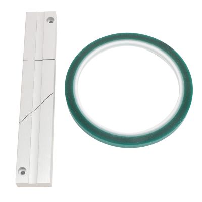LUCKDANO 1/4-Inch 10-Inch Tape Splicing Set with CNC Aluminum Splicing Block for Revoxsonido Open-Reel Tape