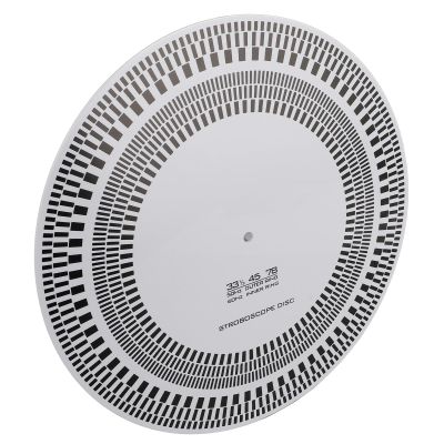 Turntable Speed Calibration Tool and Strobe Disc, 297 mm, 3 mm Thick