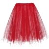 WILLBEST Black Tulle Skirt for Women, Short Halloween Costume view 1
