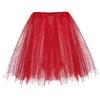 WILLBEST Black Tulle Skirt for Women, Short Halloween Costume view 3