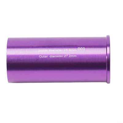 Bicycle Seatpost Adapter Sleeve for Various Sizes, CNC-Machined Aluminum Alloy (27.2/25.4 mm)