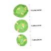 Colorful Cotton Bowl Covers, 3-Piece Set, Reusable with Elastic view 4