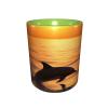 Dolphin and Sunset Coffee Mug, 11.2 oz Ceramic Mug view 2