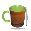 Dolphin and Sunset Coffee Mug, 11.2 oz Ceramic Mug view 3